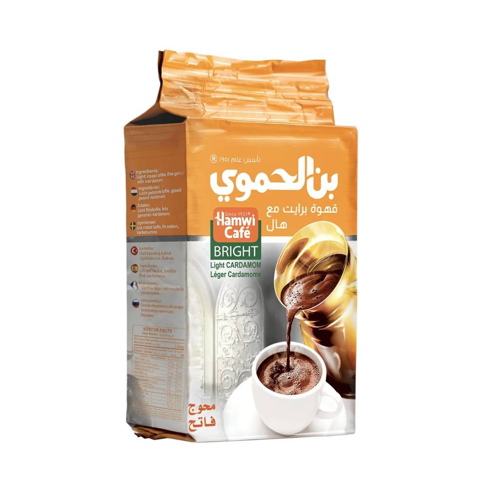 بن الحموي, قهوة تركية, بن فاتح محوج بالحبهان, 90 جرام, مزيج من حبوب الروبوستا و الأرابيكا من أفضل حقول القهوة بالعالم